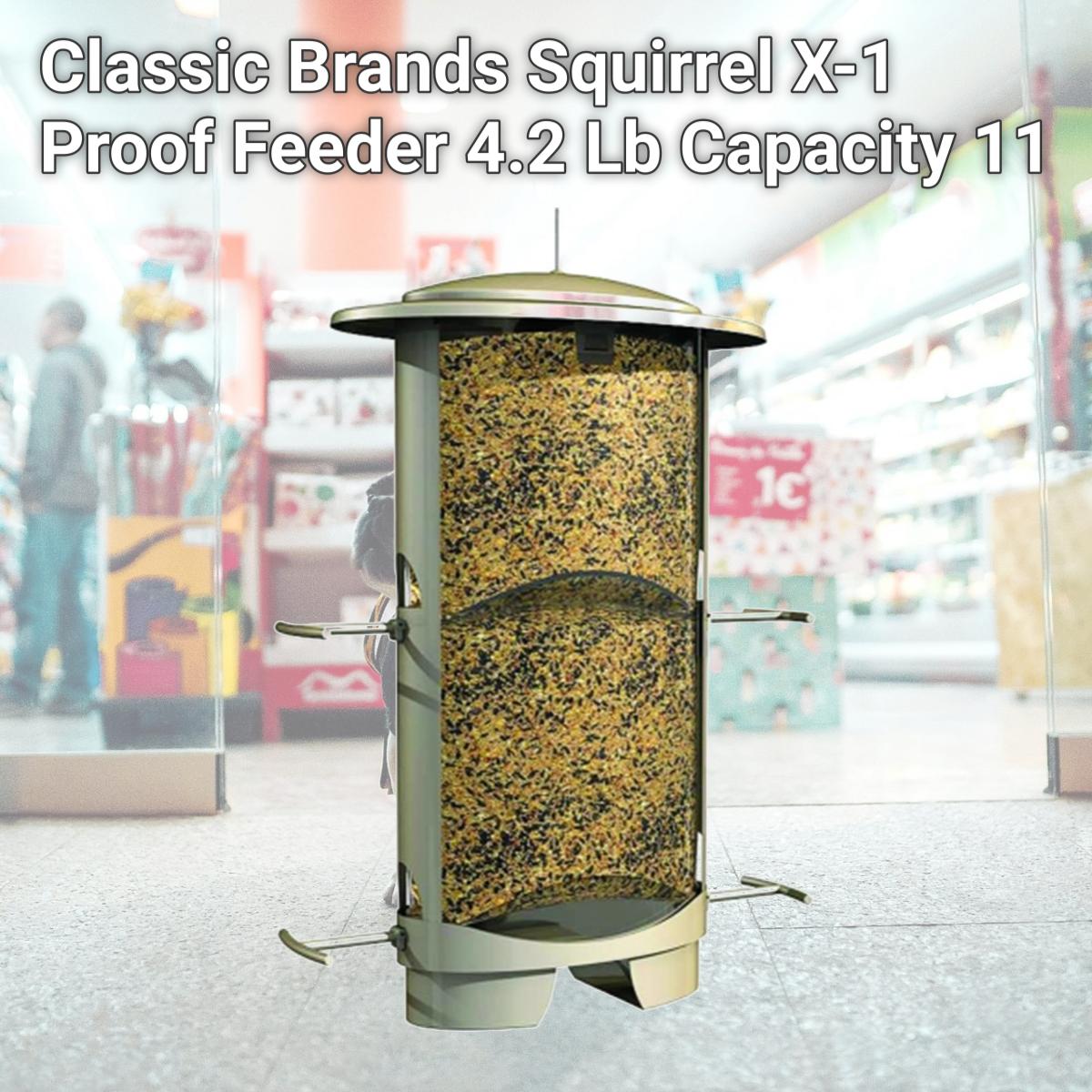 Picture of Classic Brands Squirrel X-1 Proof Feeder 4.2 Lb Capacity 11