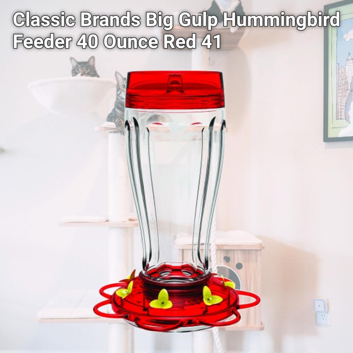 Picture of Classic Brands Big Gulp Hummingbird Feeder 40 Ounce Red 41