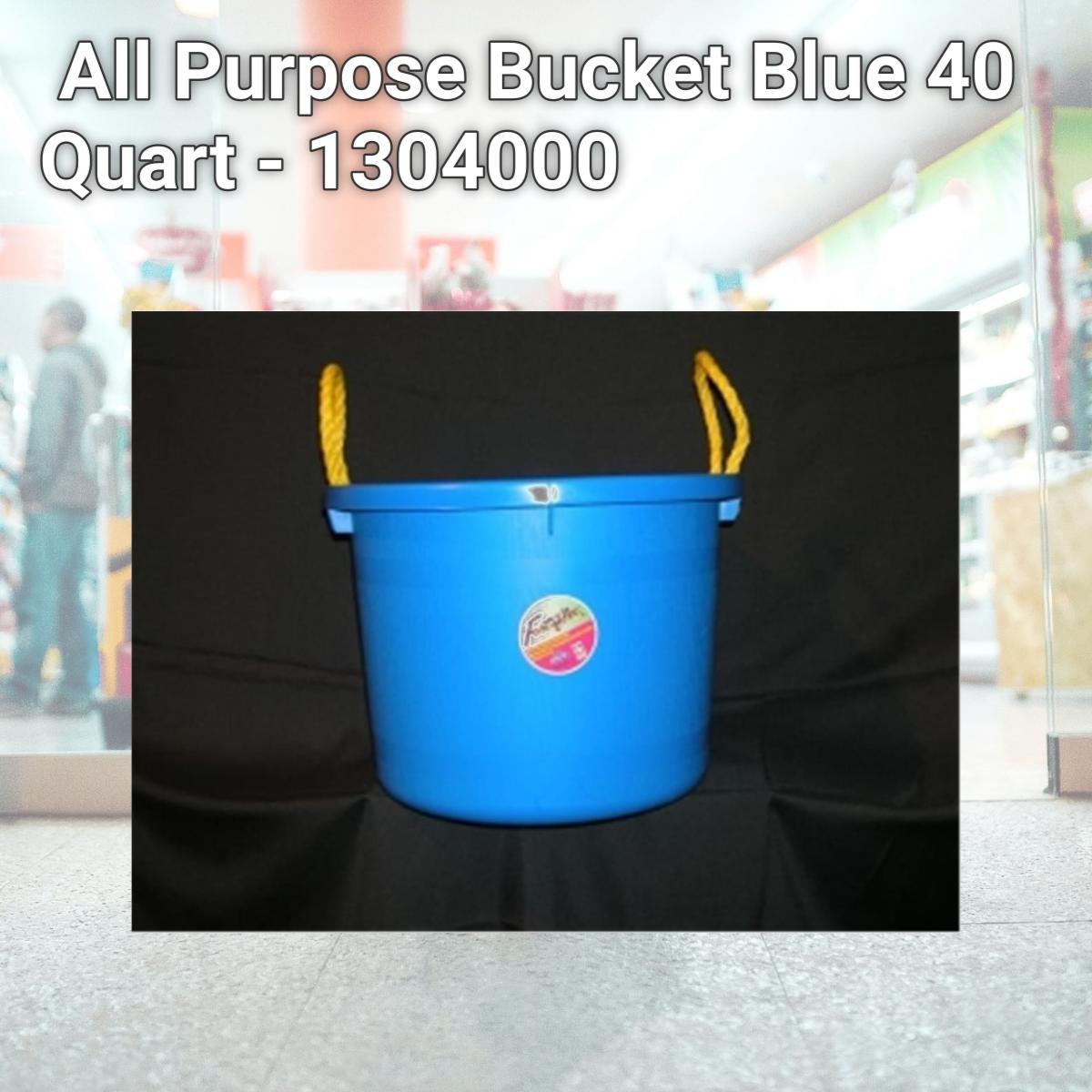 Picture of Fortex Industries All Purpose Bucket Blue 40 Quart - 1304000