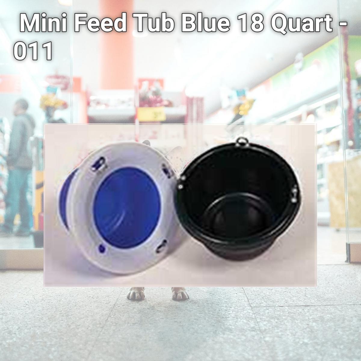 Picture of Horsemen S Pride Mini Feed Tub Blue 18 Quart - 011