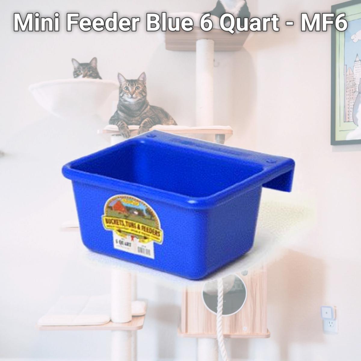 Picture of Miller Mini Feeder Blue 6 Quart - MF6