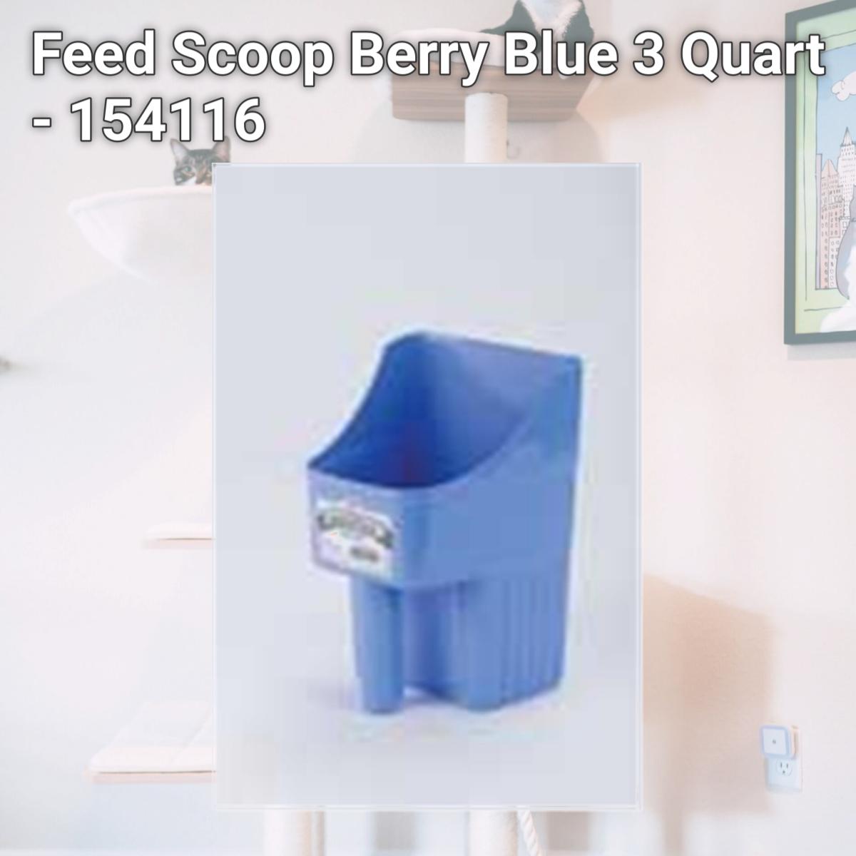 Picture of Miller Feed Scoop Berry Blue 3 Quart - 154116