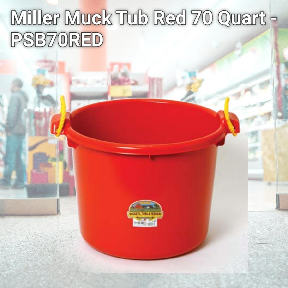 Picture of Miller Muck Tub Red 70 Quart - PSB70RED
