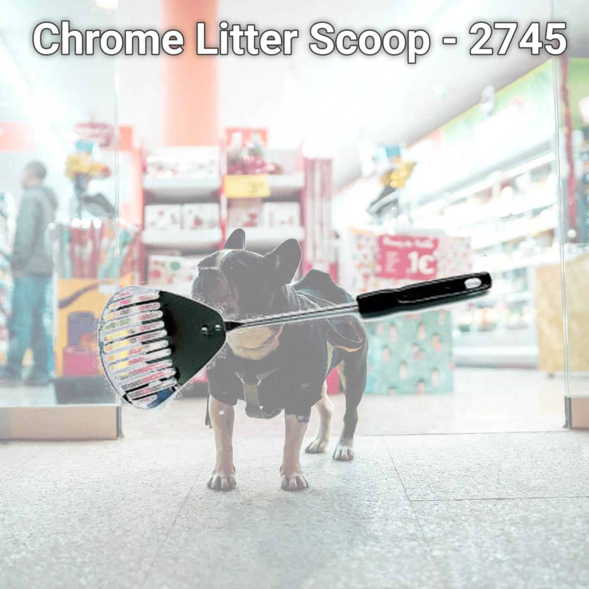 Picture of Ethical Cat Chrome Litter Scoop - 2745