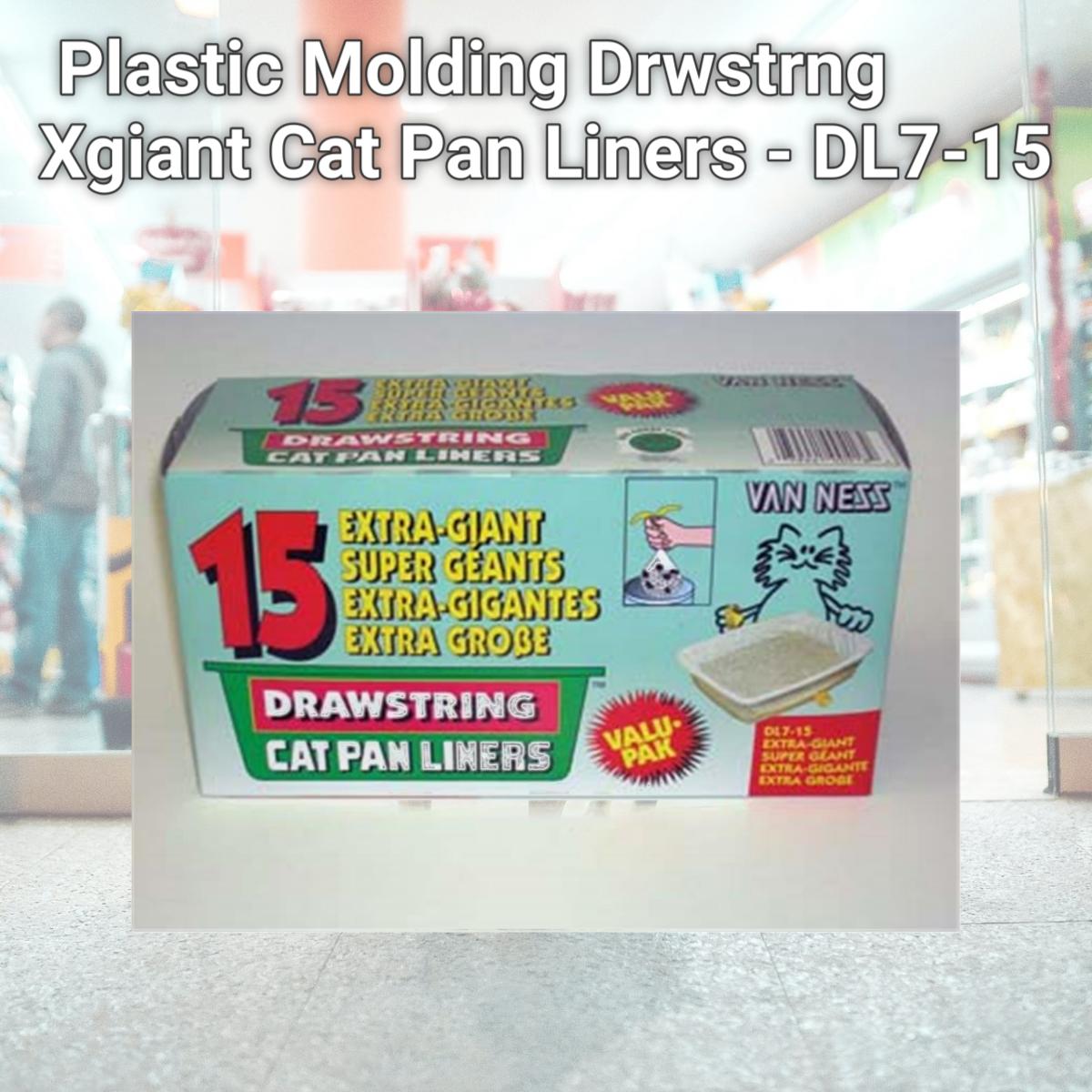 Picture of Van Ness Plastic Molding Drwstrng Xgiant Cat Pan Liners - DL7-15
