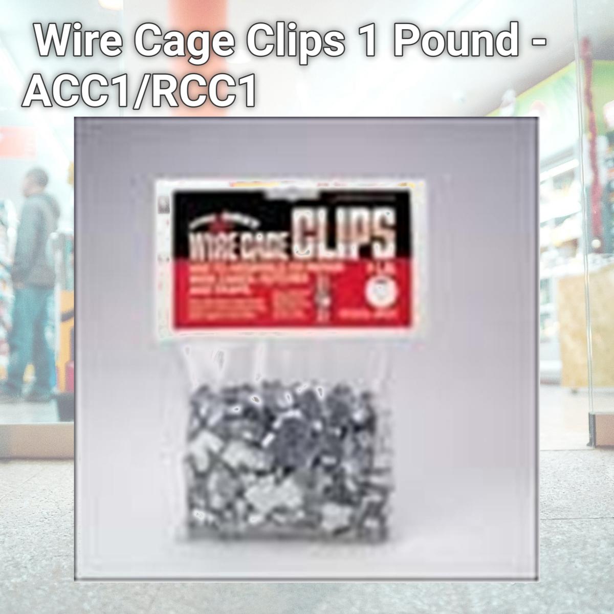Picture of Miller Wire Cage Clips 1 Pound - ACC1/RCC1