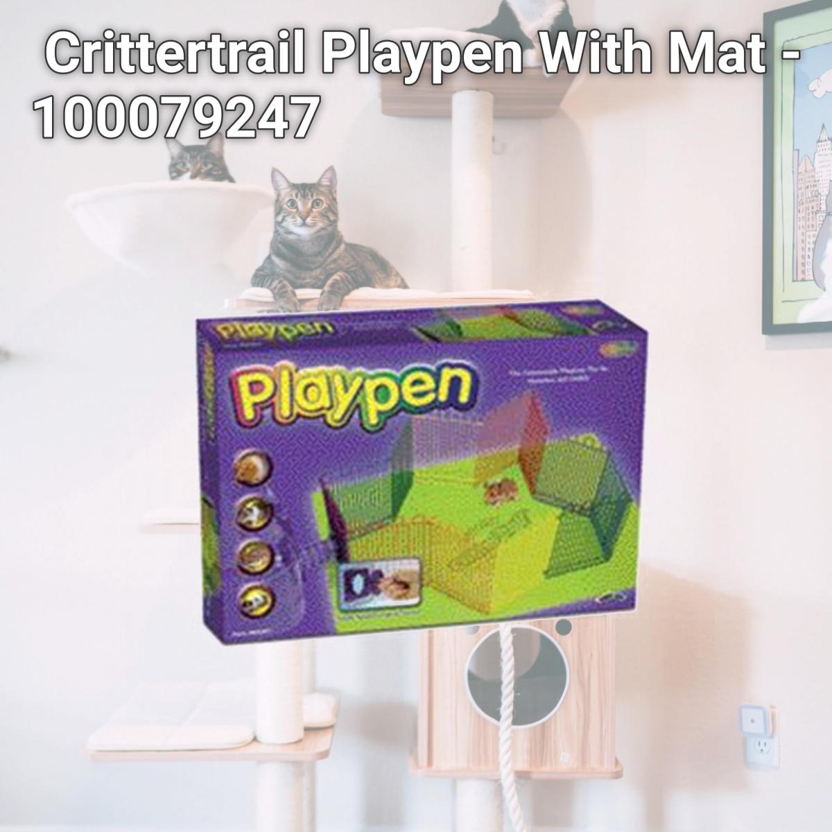 Picture of Pets International Crittertrail Playpen With Mat - 100079247