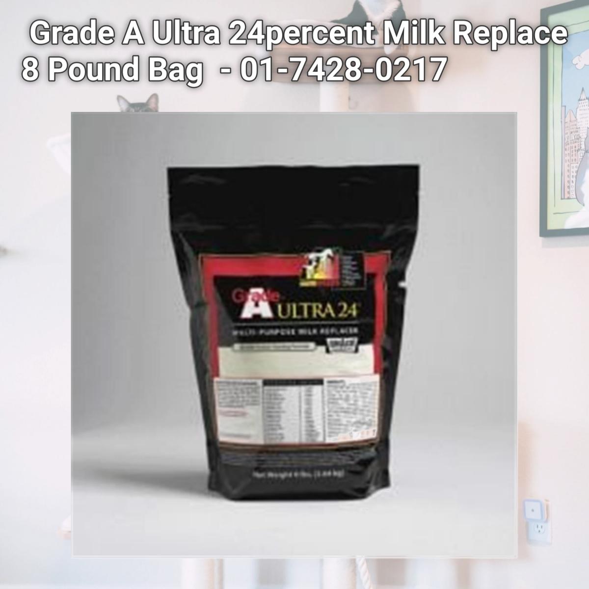 Picture of Milk Products Grade A Ultra 24percent Milk Replace 8 Pound Bag  - 01-7428-0217