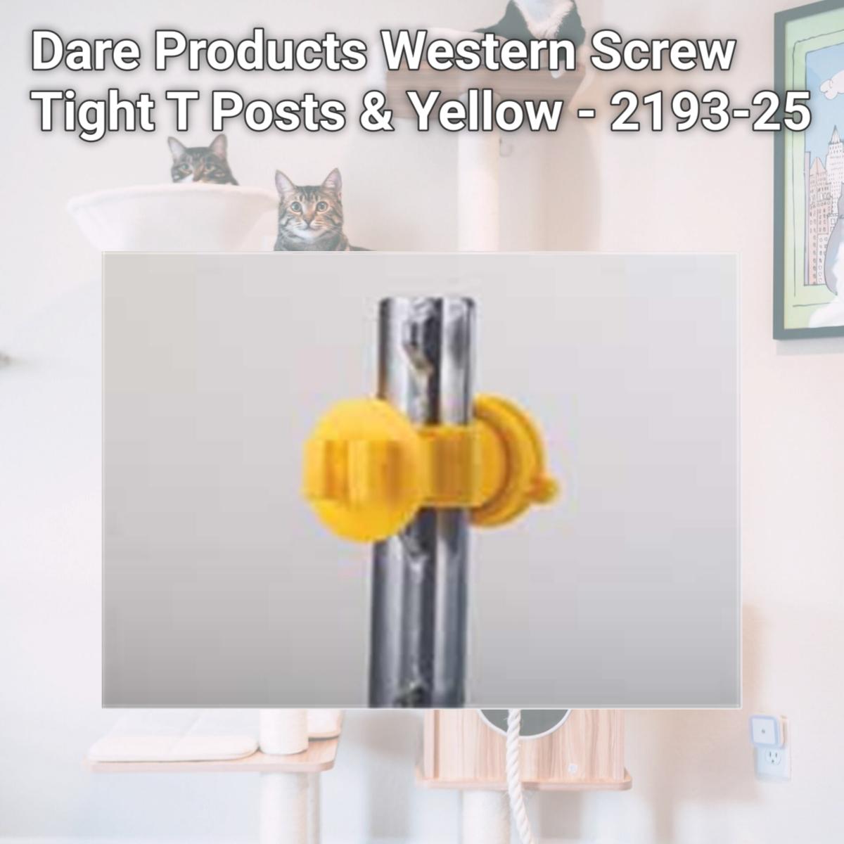Picture of Dare Products Western Screw Tight T Posts & Yellow - 2193-25