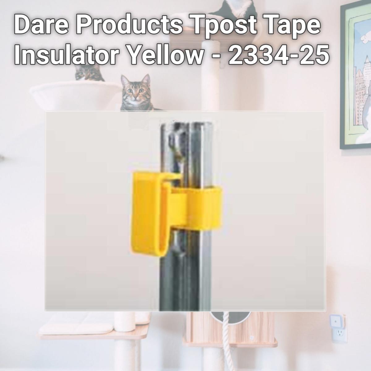 Picture of Dare Products Tpost Tape Insulator Yellow - 2334-25