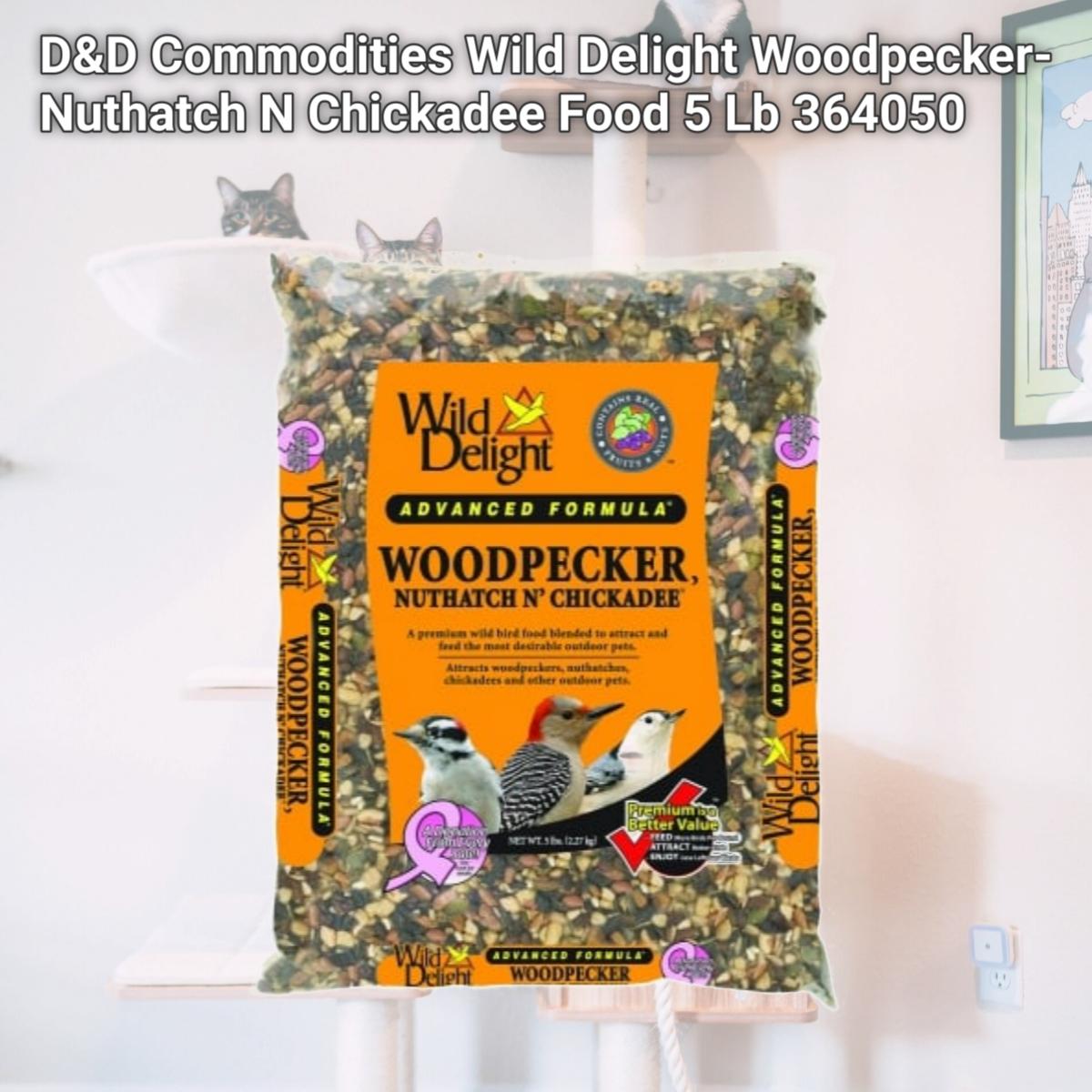 Picture of D&D Commodities Wild Delight Woodpecker- Nuthatch N Chickadee Food 5 Lb 364050