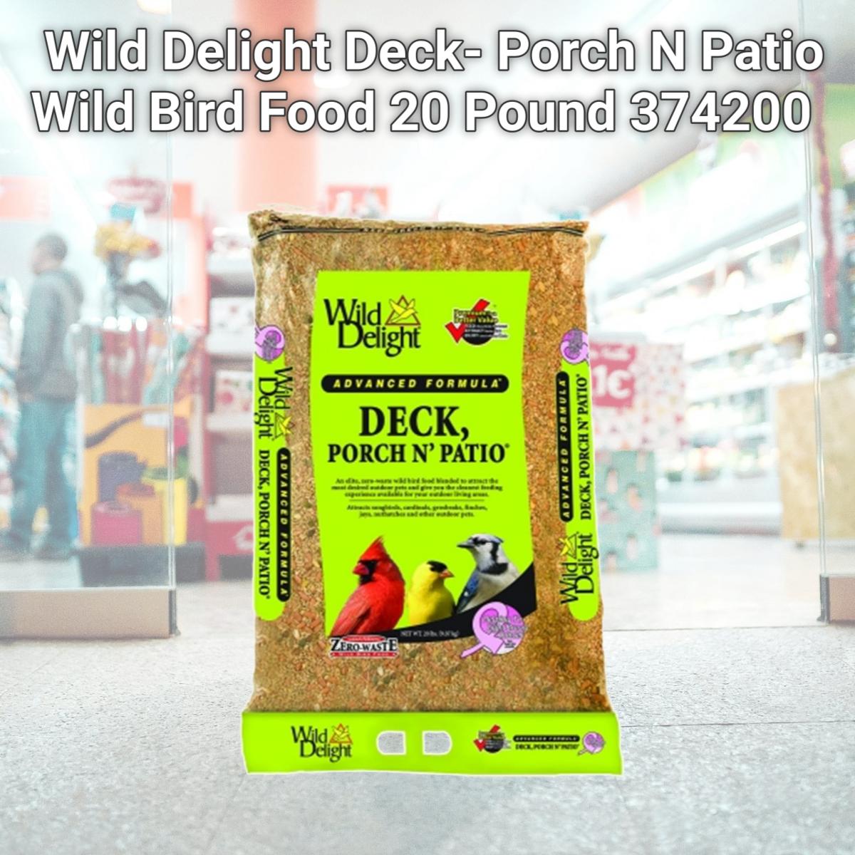 Picture of D&D Commodities Wild Delight Deck- Porch N Patio Wild Bird Food 20 Pound 374200