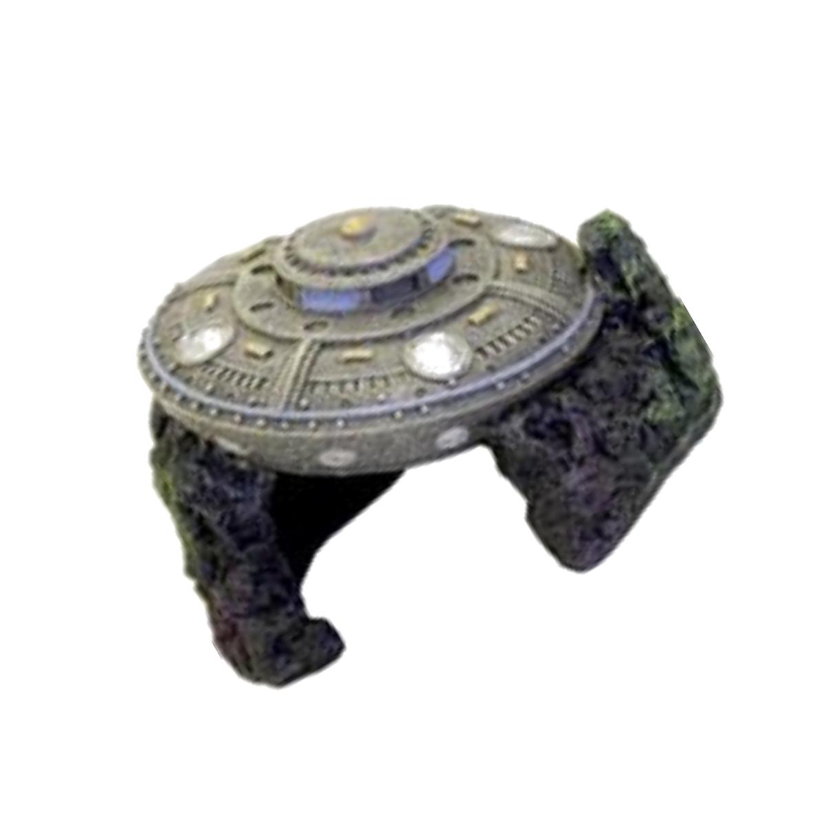 Picture of Blue Ribbon Pet Products 006045 Exotic Environments Crashed Ufo With Cave