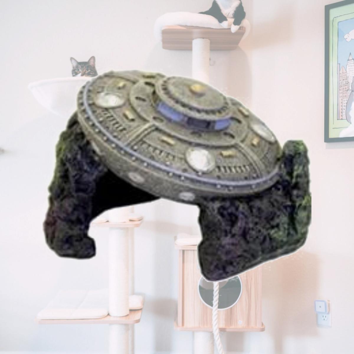 Picture of Blue Ribbon Pet Products 006045 Exotic Environments Crashed Ufo With Cave