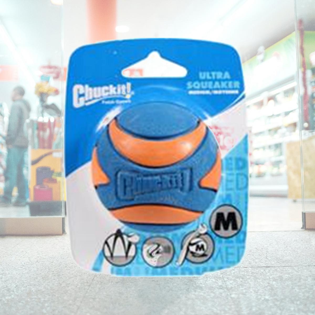 Picture of Canine Hardware 012227 Chuck It Ultra Squeaker Ball Dog Toy - Medium