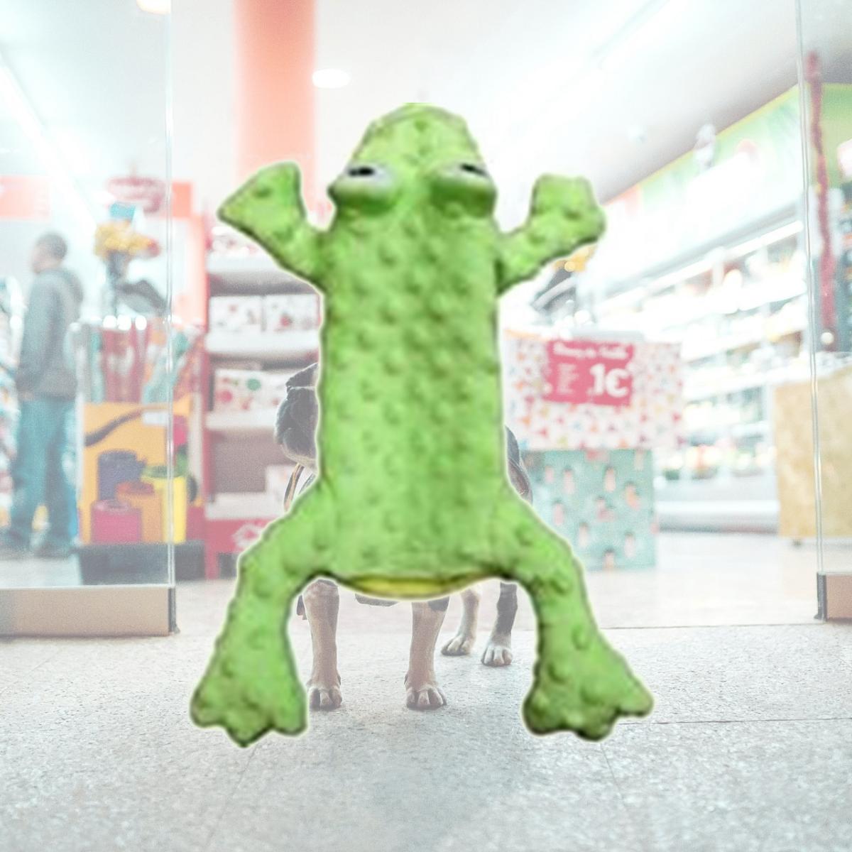 Picture of Ethical Dog 689869 14 in. Skinneeez Extreme Stuffer- Frog