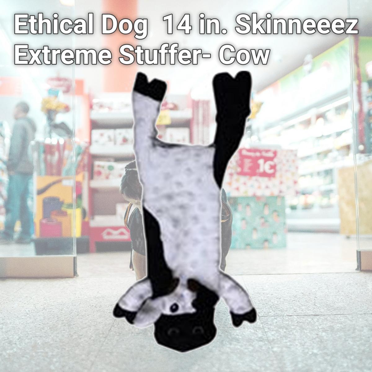 Picture of Ethical Dog 689870 14 in. Skinneeez Extreme Stuffer- Cow