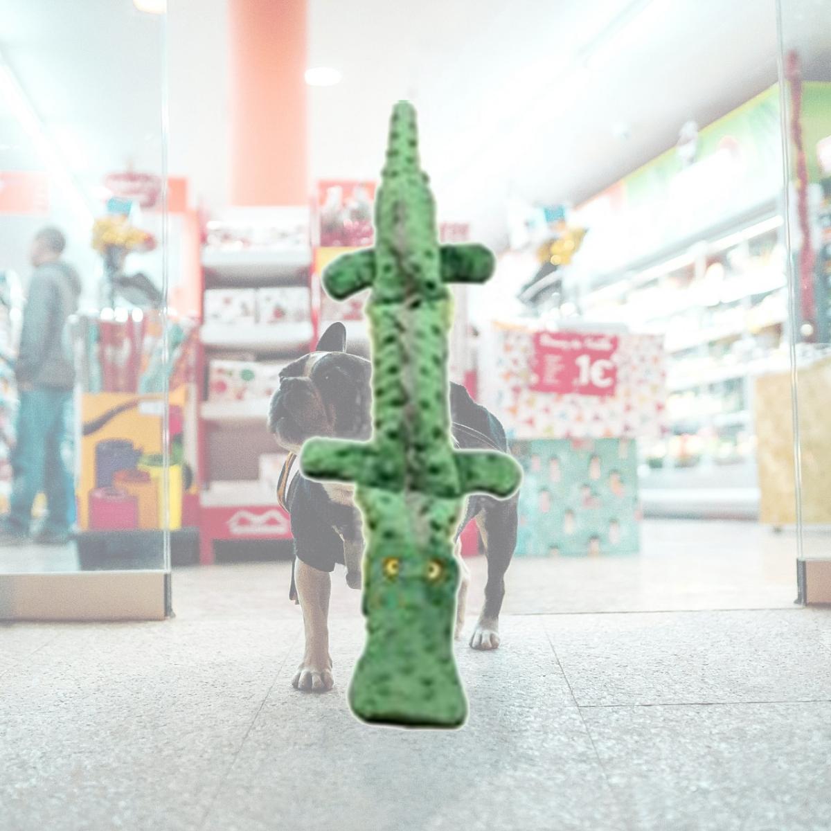 Picture of Ethical Dog 689872 25 in. Skinneeez Extreme Triple Squeaker- Crocodile