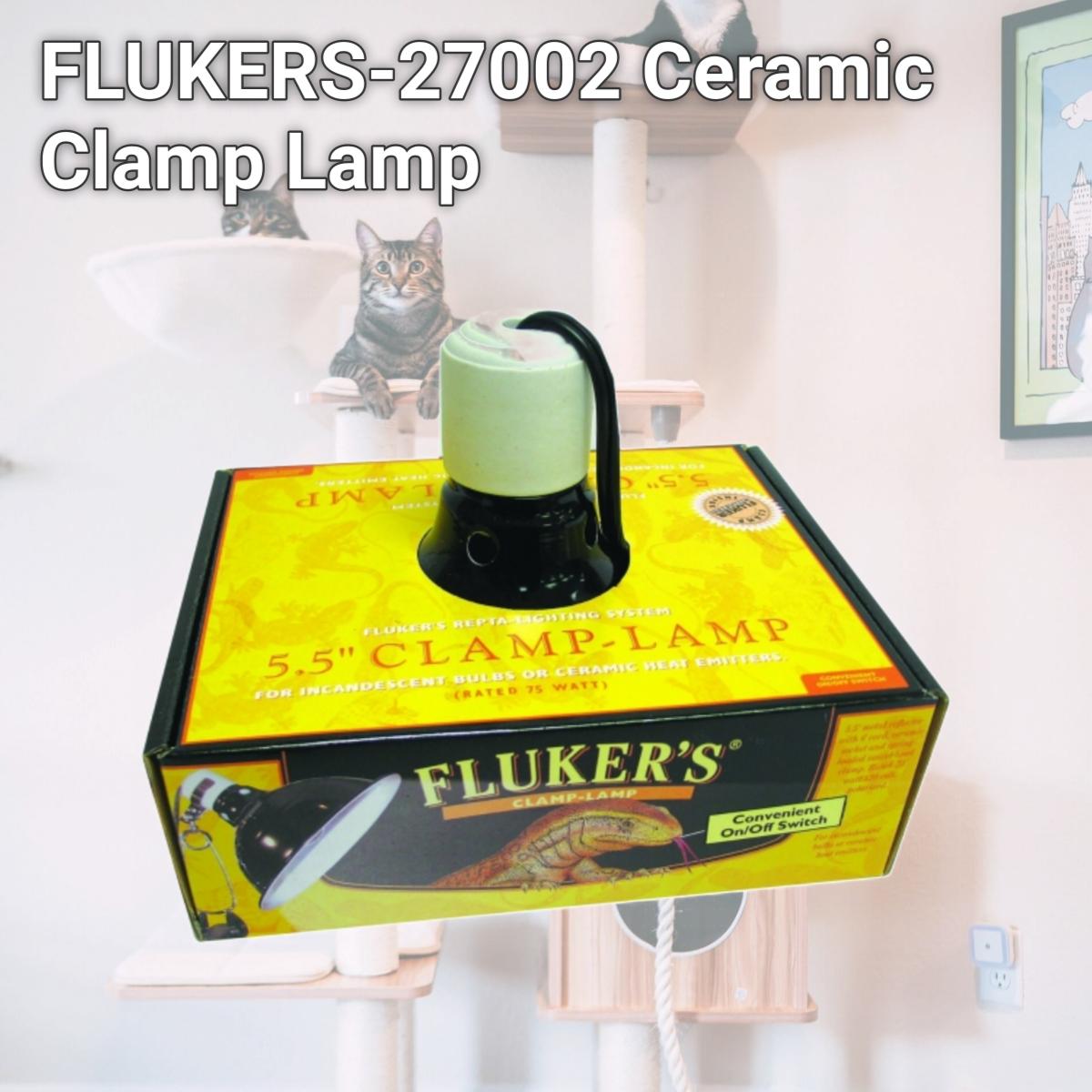 Picture of FLUKERS-27002 Ceramic Clamp Lamp
