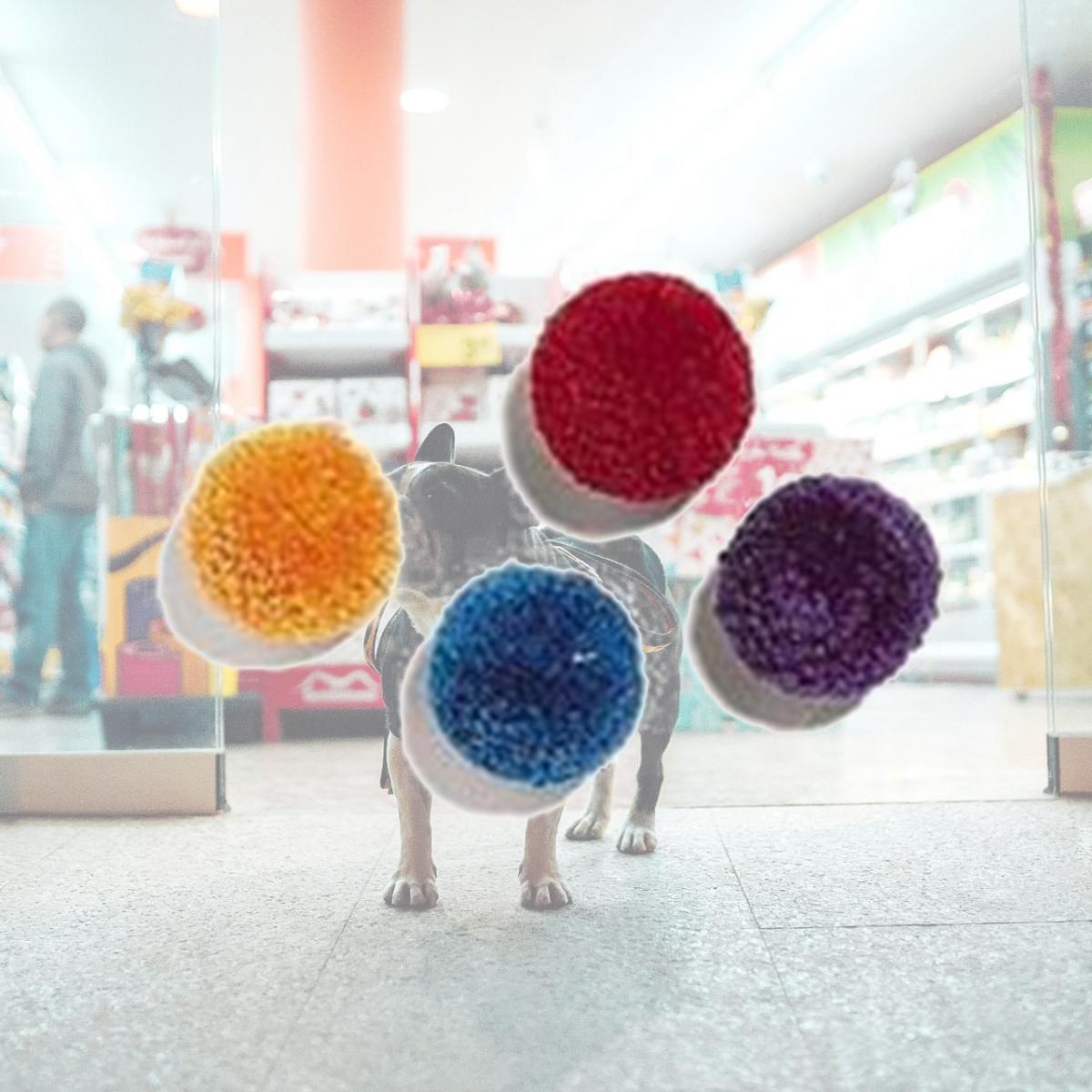Picture of ETHICAL CAT-2811 Wool Pom Poms With Catnip