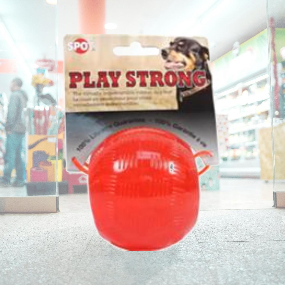 Picture of ETHICAL DOG-54001 Play Strong Rubber Ball Dog Toy  Silver