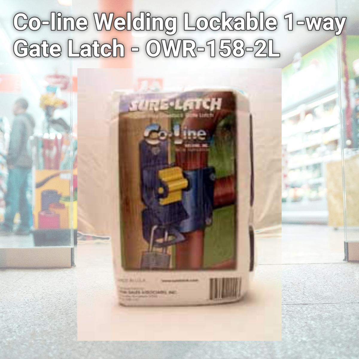 Picture of Co-line Welding Lockable 1-way Gate Latch - OWR-158-2L