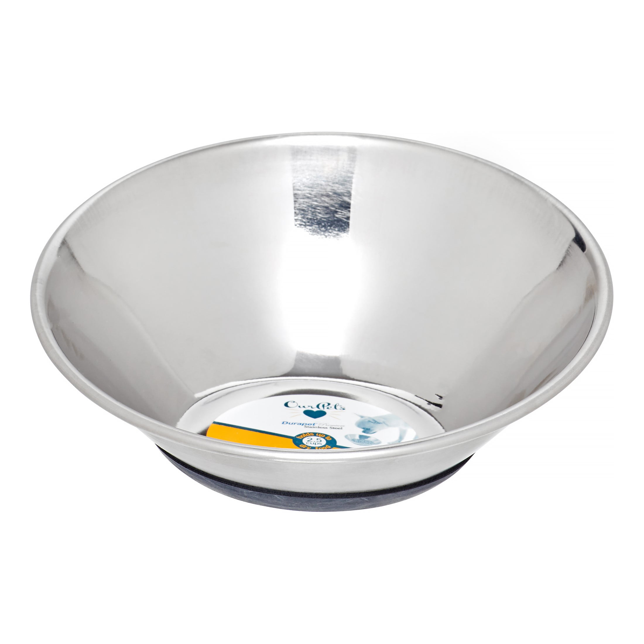 Picture of OurPets 090163 2.5 cup Stainless Steel Tilt-A-Bowl - Small