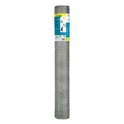 Picture of Garden Zone 292605 48 in. x 150 ft. Galvanized Fence Hex Netting - Silver