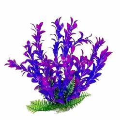 Picture of Aquatop Aquatic Supplies 003590 9 in. Hygro-Like Aquarium Plant with Weighted Base - Pink & Purple
