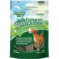 Picture of Emerald Pet Products 024117 6.25 oz Fresh Smileezz Dog Grain Free Dental Treat - Medium