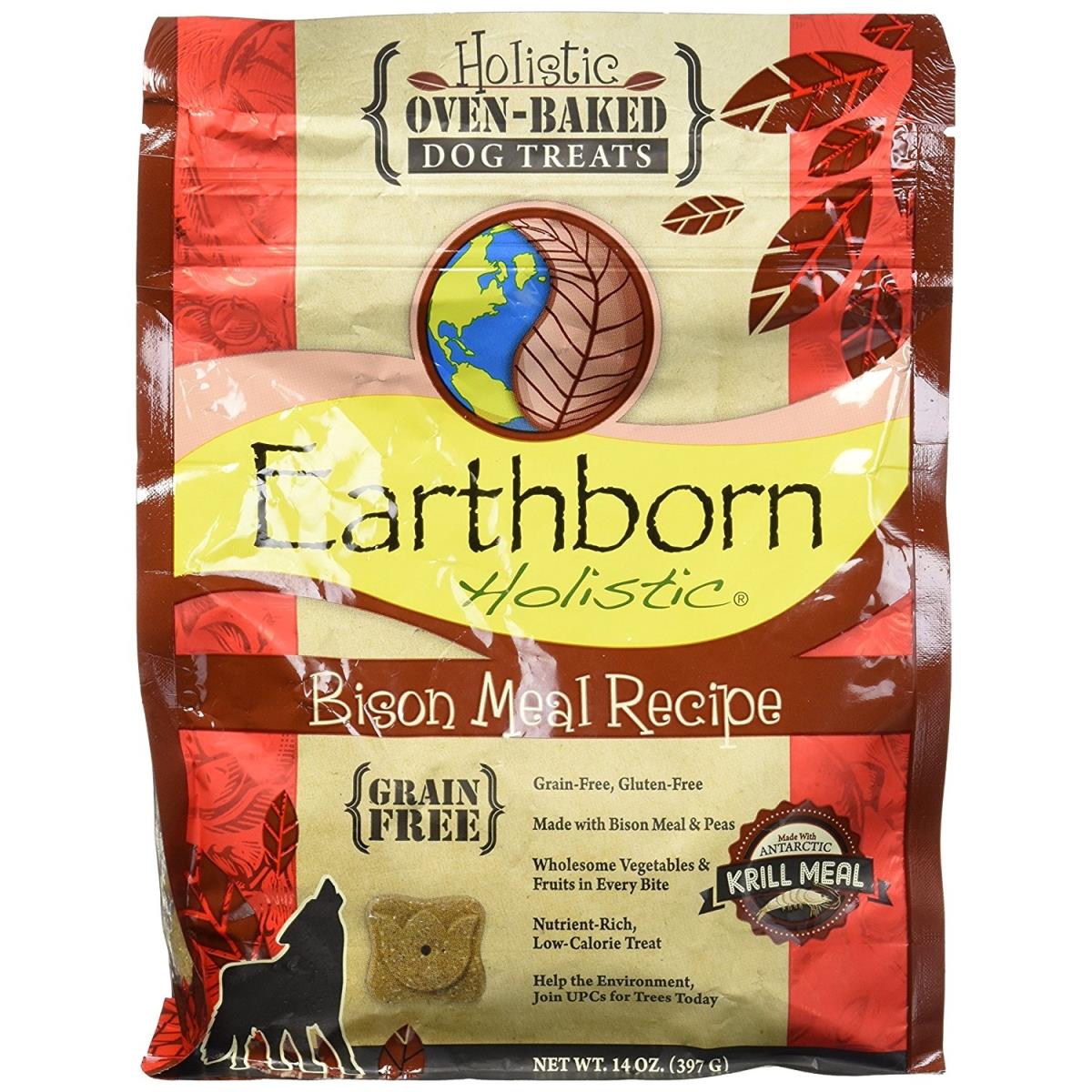Picture of Earthborn 054896 Holistic Chicken Meal Recipe Holistic Oven-baked Dog Treats - Bison 8 Count