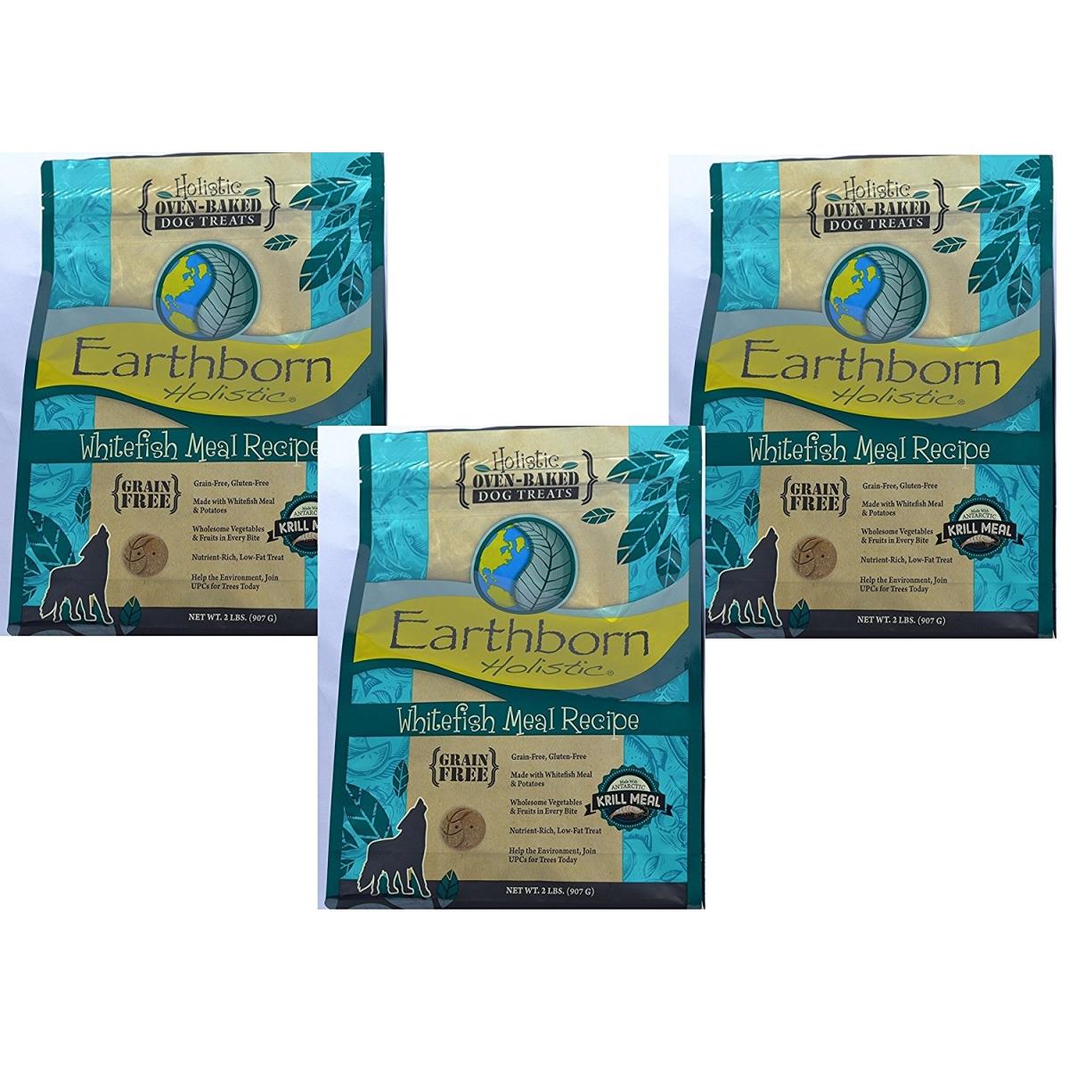Picture of Earthborn 054893 Holistic Chicken Meal Recipe Holistic Oven-baked Dog Treats  White fish 6 Count
