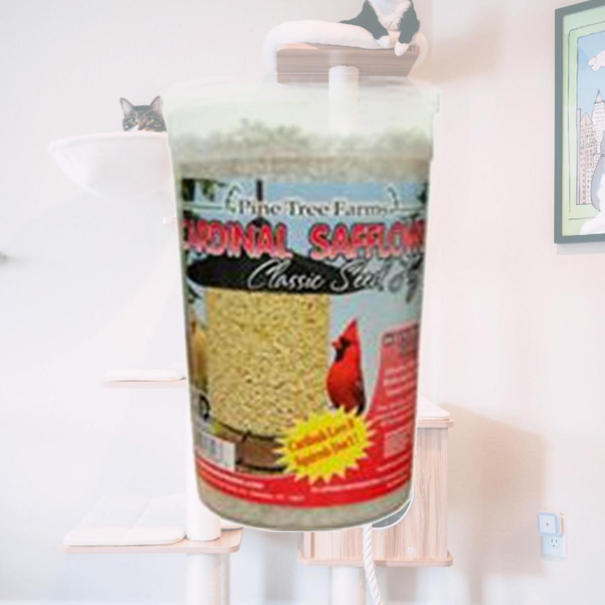 Picture of Pine Tree Farms 399640 32 oz Cardinal Safflower Classic Seed Log
