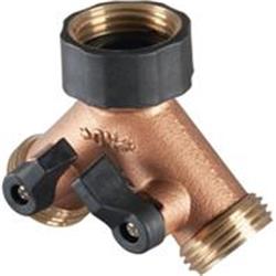 2 Way Hose Valve, Brass