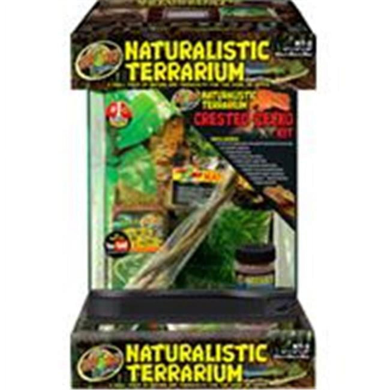 Picture of Zoo Med Laboratories 690173 12 x 12 x 18 in. Naturalistic Terrarium Crested Gecko Kit