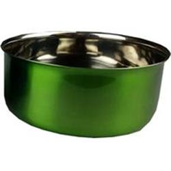 Picture of A & E Cage 001533 20 oz Stainless Steel Coop Cup with Bolt Hanger&#44; Green