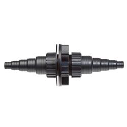 Picture of OASE 032246 Tradux Bulk Head Fitting&#44; Black - Plastic