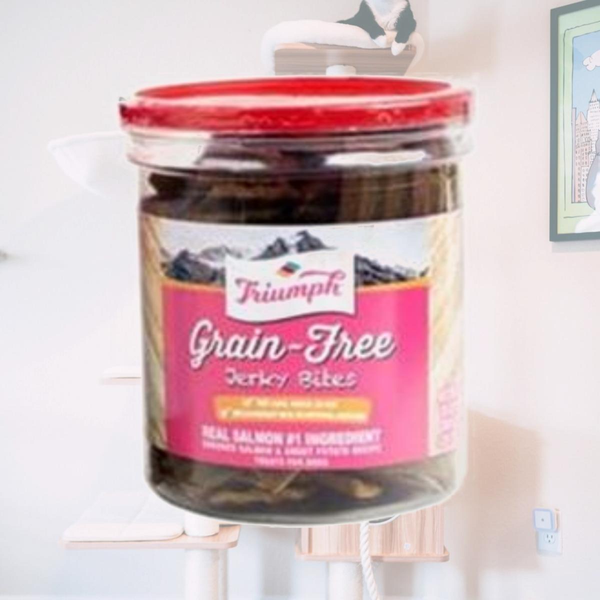 Picture of Triumph 486146 20 oz Grain Free Jerky Bites&#44; Salmon & Sweet Potato