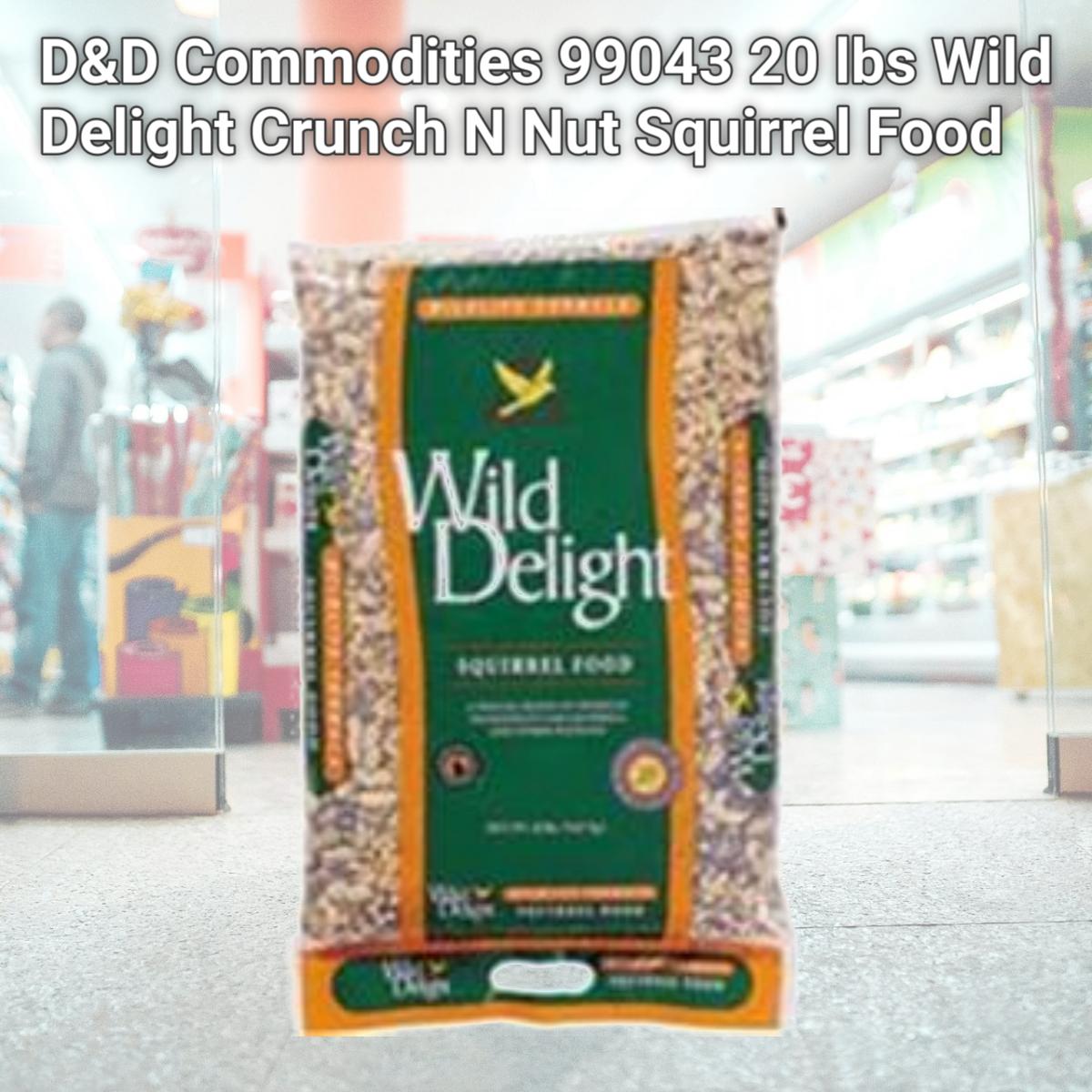 Picture of D&D Commodities 99043 20 lbs Wild Delight Crunch N Nut Squirrel Food