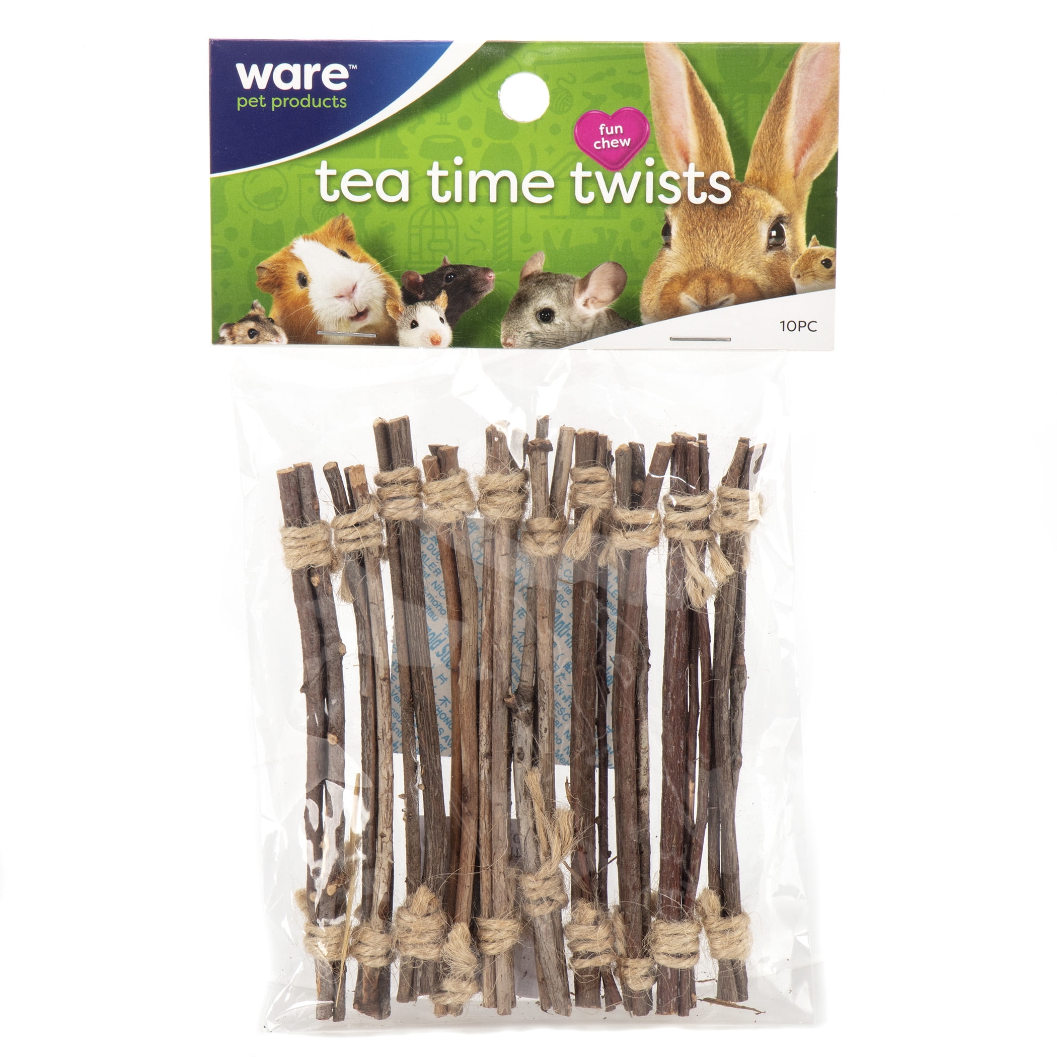 Picture of Ware Manufacturing 89614 Tea Time Twist Wholesome Chew&#44; Natural - 12 Piece