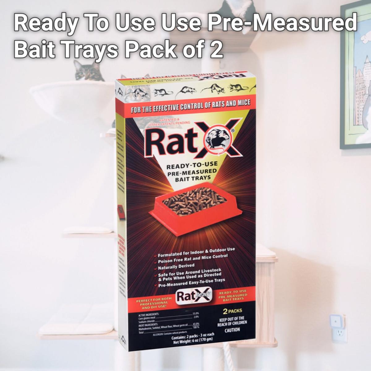 Picture of Ratx 021070 Ready To Use Use Pre-Measured Bait Trays, Pack of 2