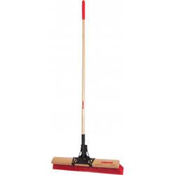 BR24MU16 24 in. Multi-surface Broom, Red