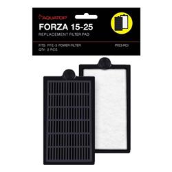 Picture of Aquatop Aquatic Supplies PFE3-RCI 25 gal Forza Replacement Filter with Activated Carbon