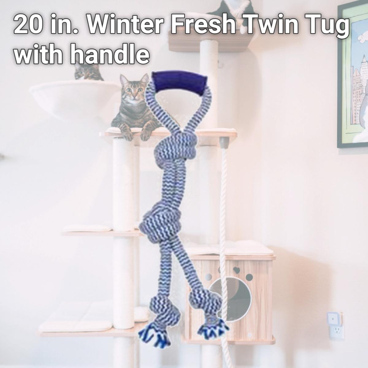 Picture of Mammoth Pet Products 25675F 20 in. Winter Fresh Twin Tug with handle