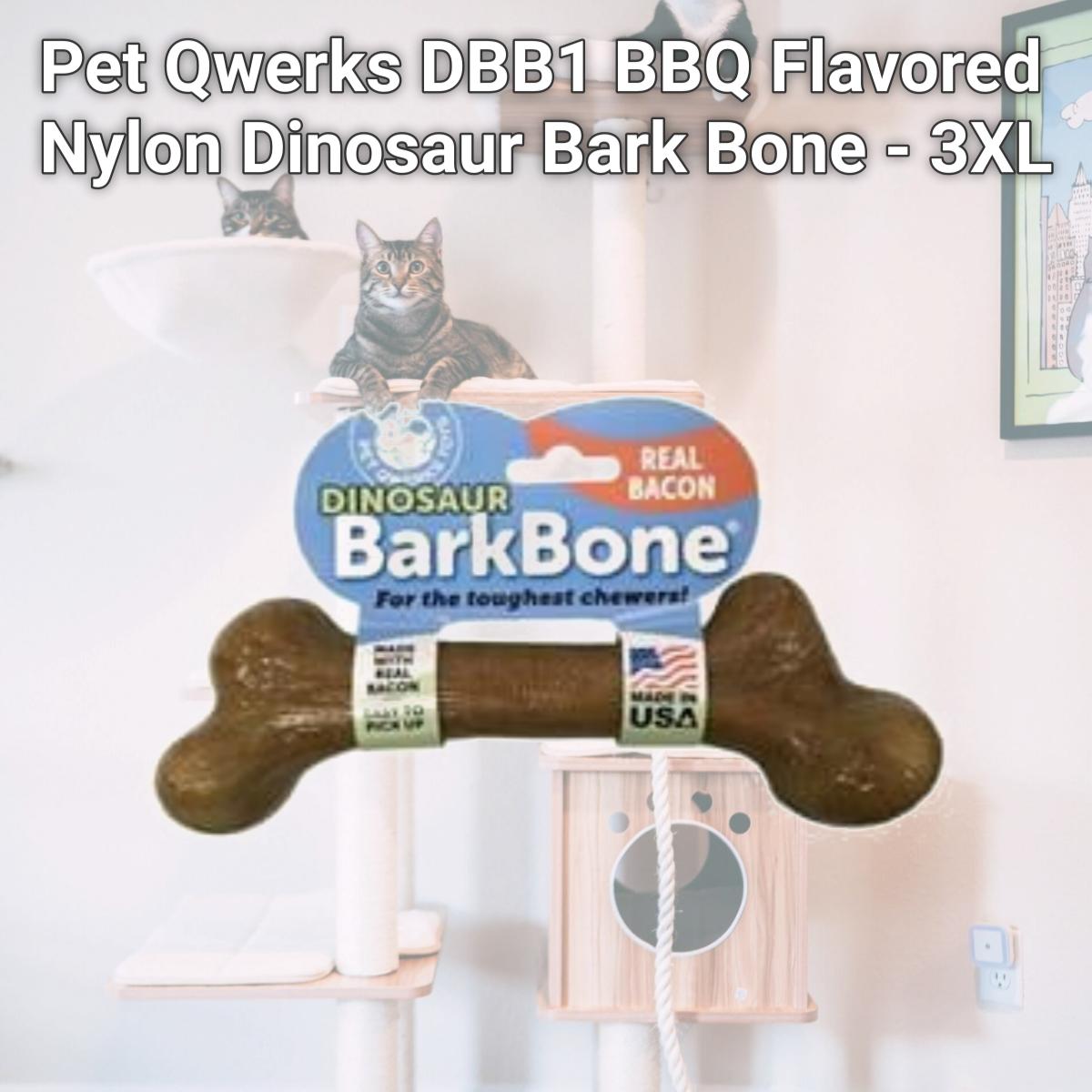 Picture of Pet Qwerks DBB1 BBQ Flavored Nylon Dinosaur Bark Bone - 3XL