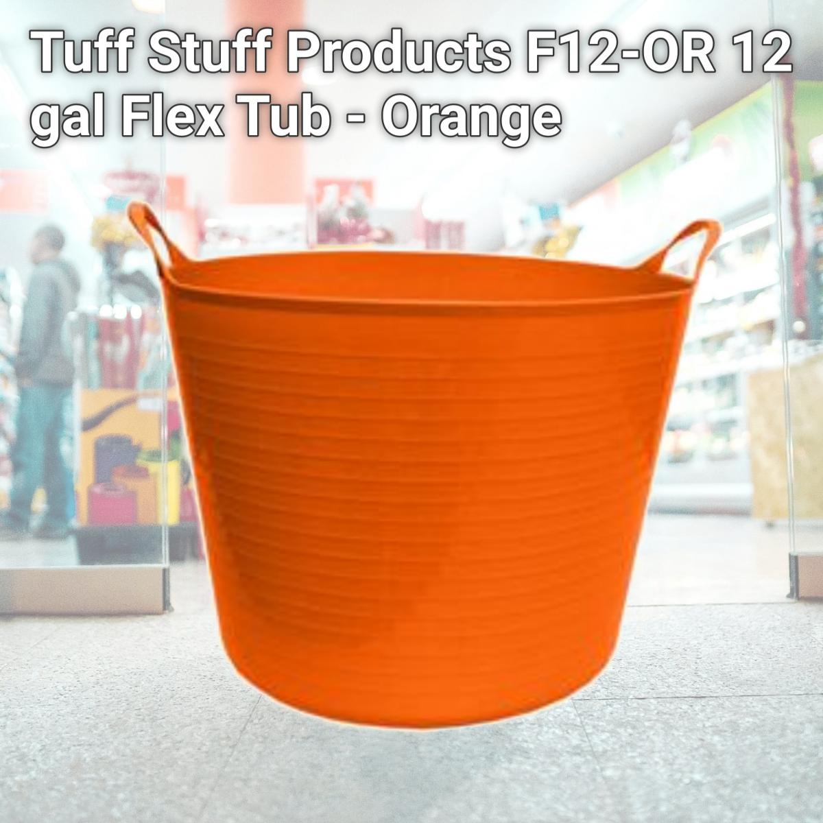 Picture of Tuff Stuff Products F12-OR 12 gal Flex Tub - Orange