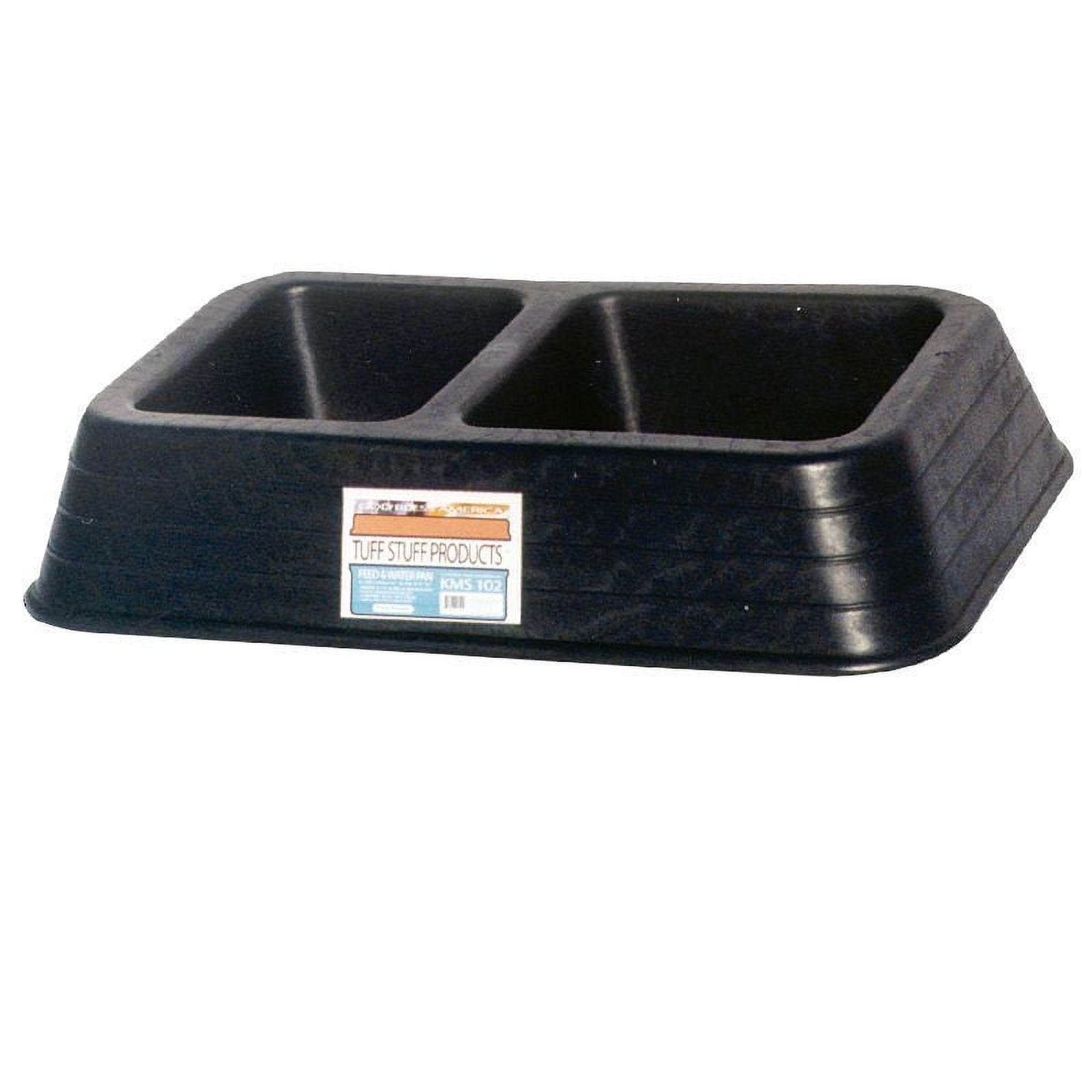Picture of Tuff Stuff Products DBCKMS102 3 qt Durvet Double Dish