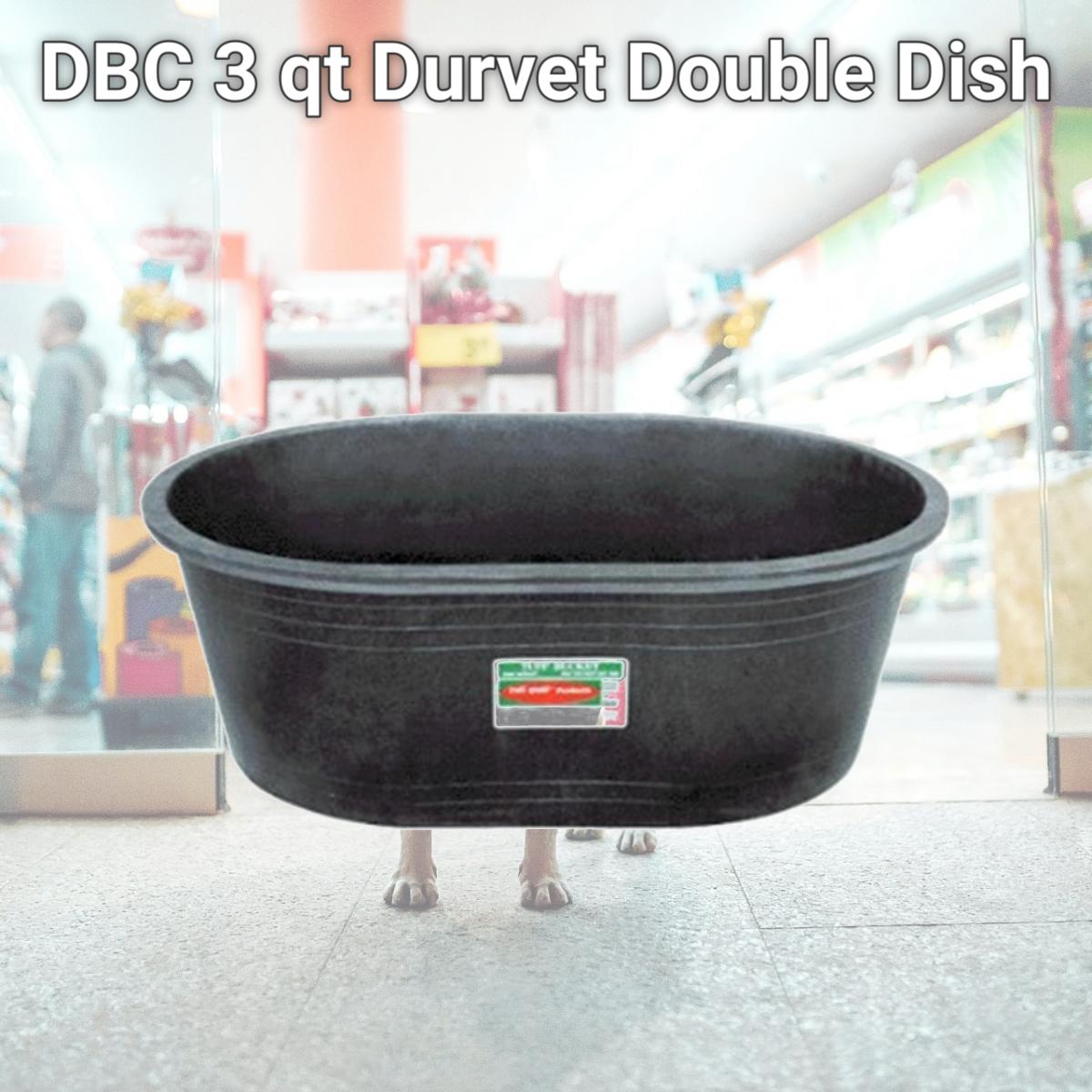 Picture of Tuff Stuff Products DBCKMS102 3 qt Durvet Double Dish
