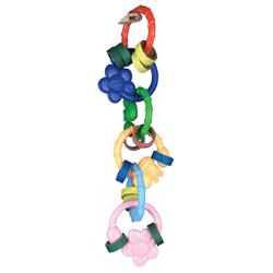 Picture of A&E Cage HB919 Happy Beaks Flowerringz Bird Toy - 10 x 3 x 3 in.