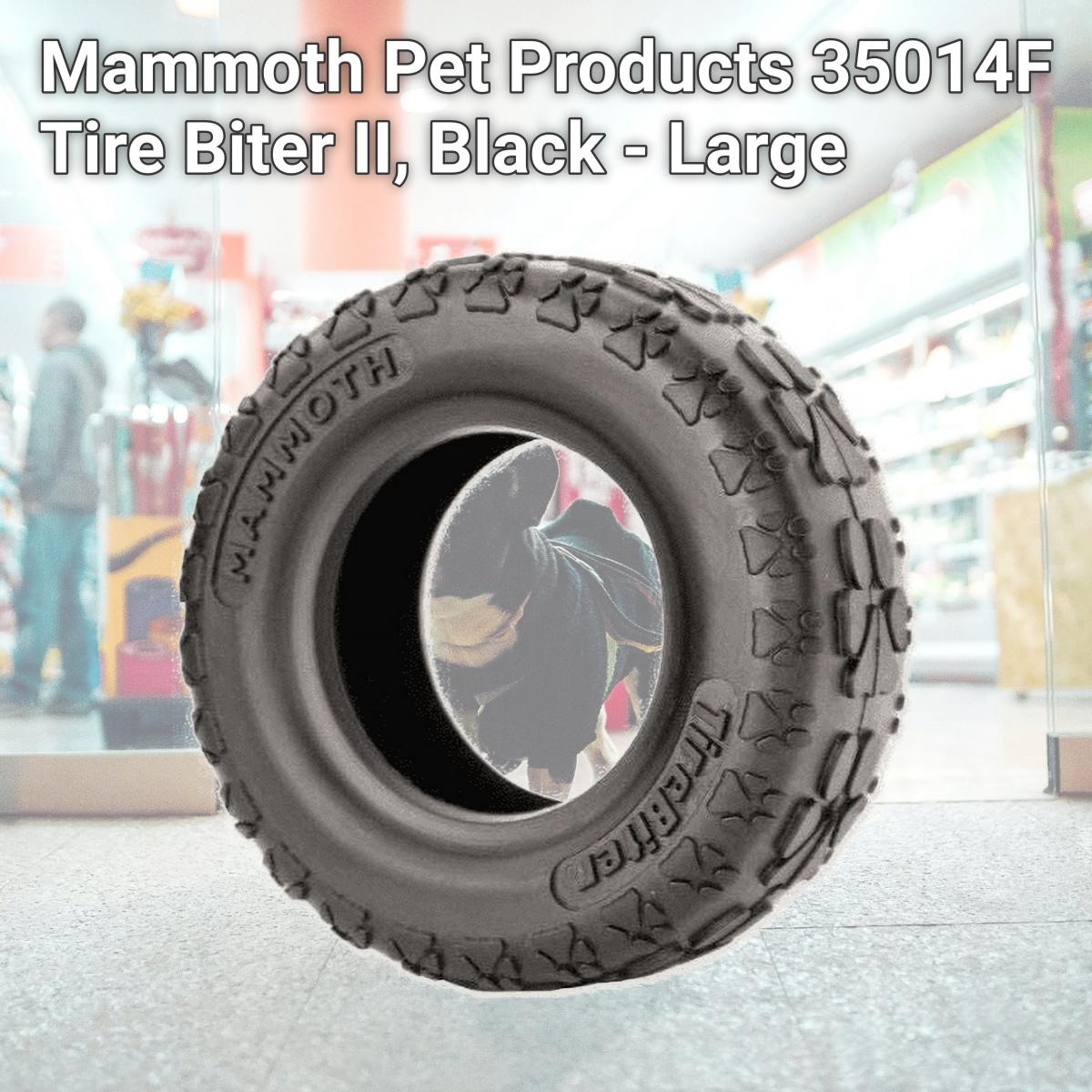 Picture of Mammoth Pet Products 35014F Tire Biter II, Black - Large
